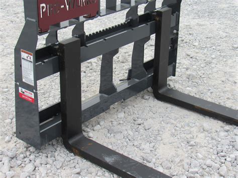 what size pallet forks skid steer|replacement forks for skid steer.